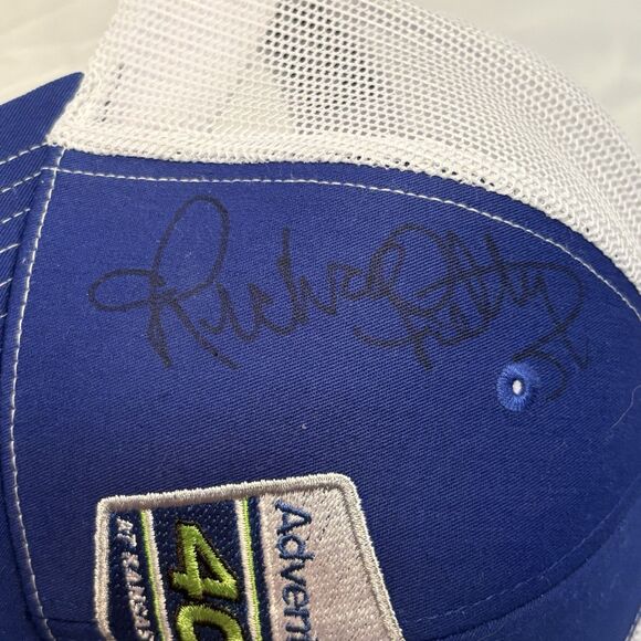 Advent Health 400 Kansas Speedway Hat Autographed By Richard Petty - Picture 10 of 10